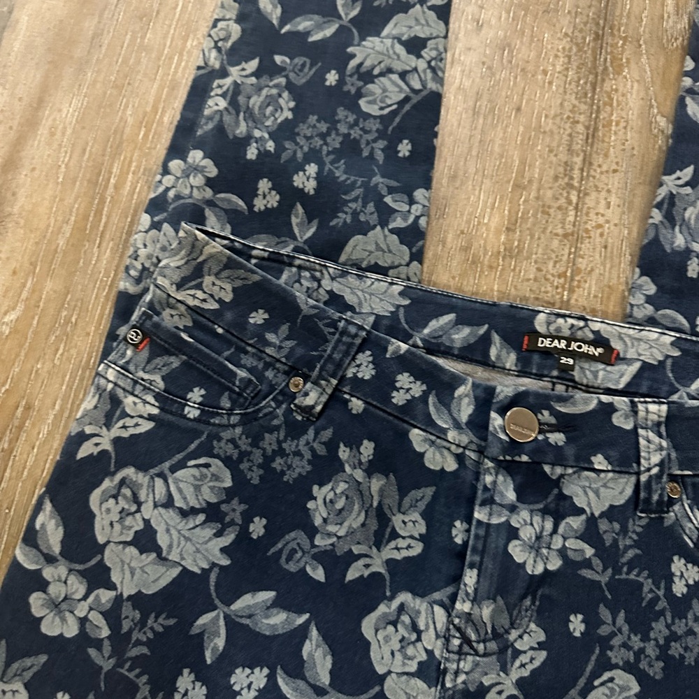 Dear John Blue Mini Pencil Jeggings for Casual Wear - Picture 4 of 13